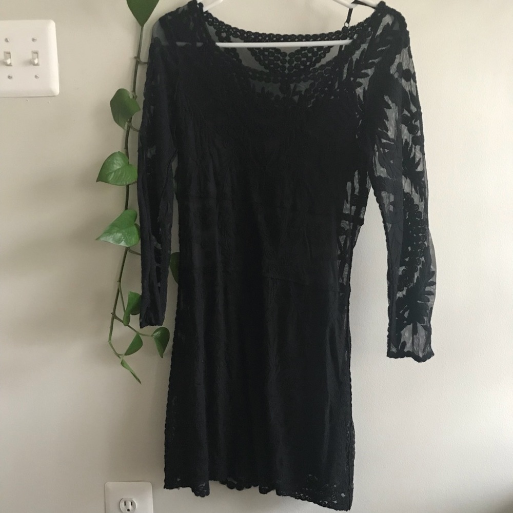 Black lace Express dress size XS